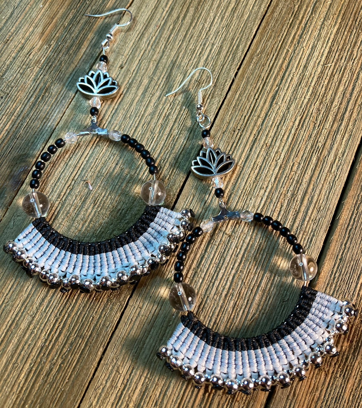 "Lonyell" Macrame earrings